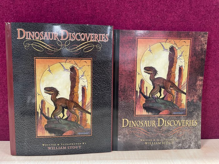 Dinosaur Discoveries - Signed by William Stout - 2 Tegneserie