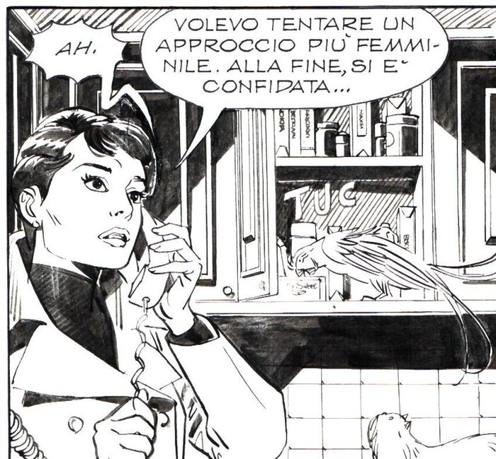 Piccioni Valerio - 2 Original page - Julia #88-227 - "Pet shop" e "il segreto di Stan"