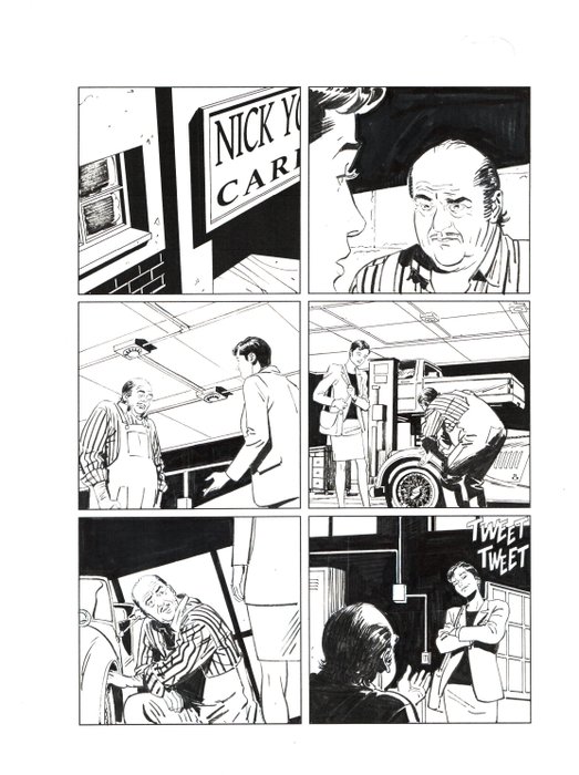 Piccioni Valerio - 2 Original page - Julia #88-227 - "Pet shop" e "il segreto di Stan"