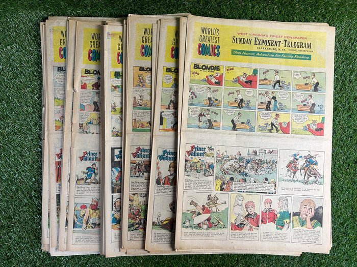 Comics anni 1967/1982 - Comics: Los Angeles Times - Sunday Exponent-Telegram - The Times-Picayune - 426 Comic - Første udgave - 1967/1982