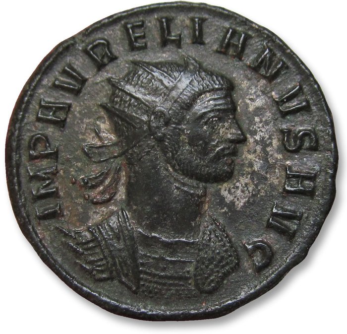 Romarriket Aurelian (AD 270-275) Antoninianus Serdica 274-275 AD - RESTITVT ORBIS mintmark KA·Γ· - sharply struck