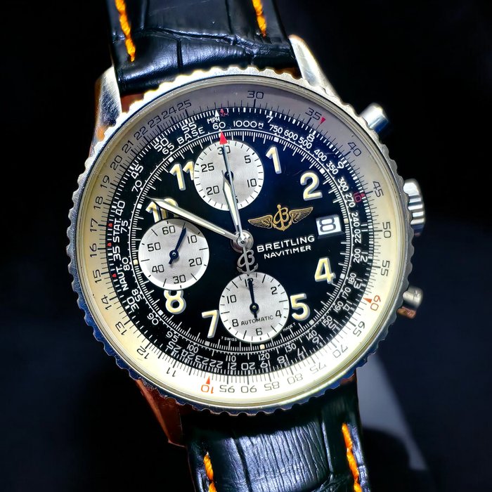 Breguet - Old Navitimer II 'Black Numeral Dial ' - A13022 - Mænd - 2000-2010