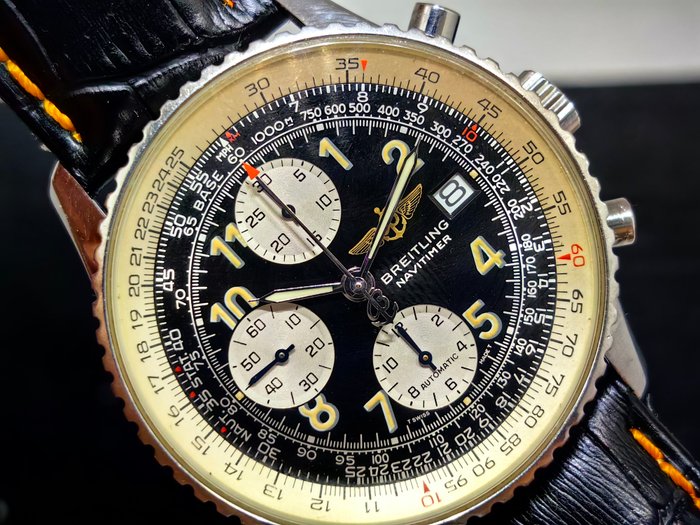 Breguet - Old Navitimer II 'Black Numeral Dial ' - A13022 - Mænd - 2000-2010