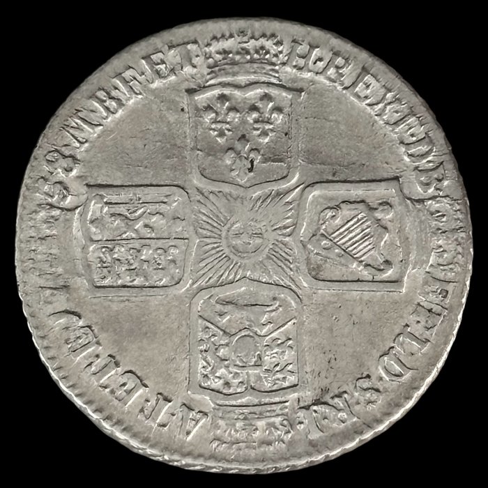 Storbritannien. Georg 2. af Storbritannien (1727-1760). Shilling - 1758 - (S39-009))  (Ingen mindstepris)