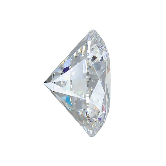 1 pcs Diamant  (Natur)  - 4.06 ct - Rund - H - SI2 - Gemological Institute of America (GIA)