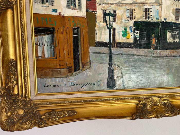 Jacques Bouyssou (1926-1997) - Paris le café vert