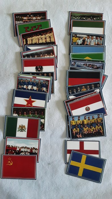 Variant Panini - World Cup 1958 Svezia - 1 Empty album + complete loose sticker set