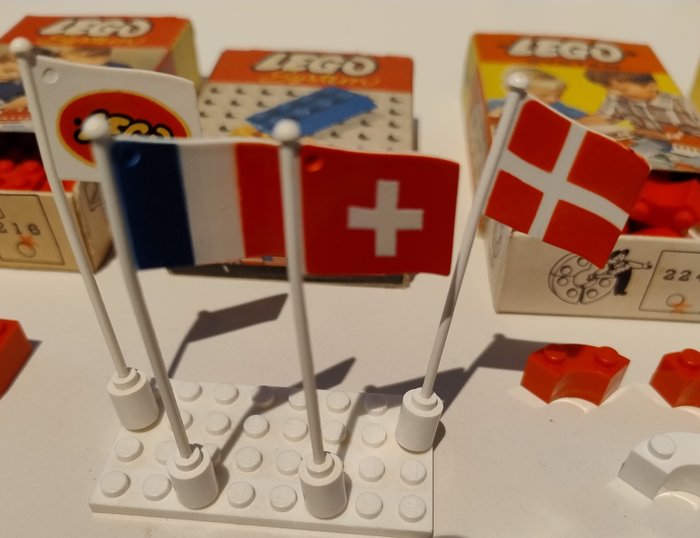 Lego vintage - 216 218 224 en 242 - 1950-1960 - Danmark