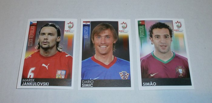 Panini - Nestlé - EC Euro 2008 - 24 unnumbered stickers - Complete Set