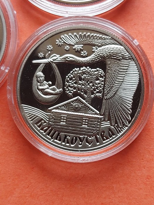 Hviderusland. 1 Rouble 2009/2018 (4 moedas) Proof  (Ingen mindstepris)