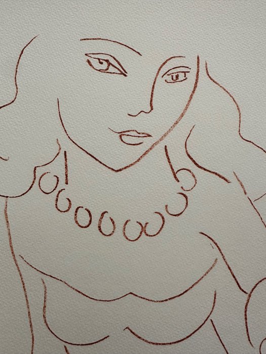 Henri Matisse (1869-1954) - Dame au collier de perles