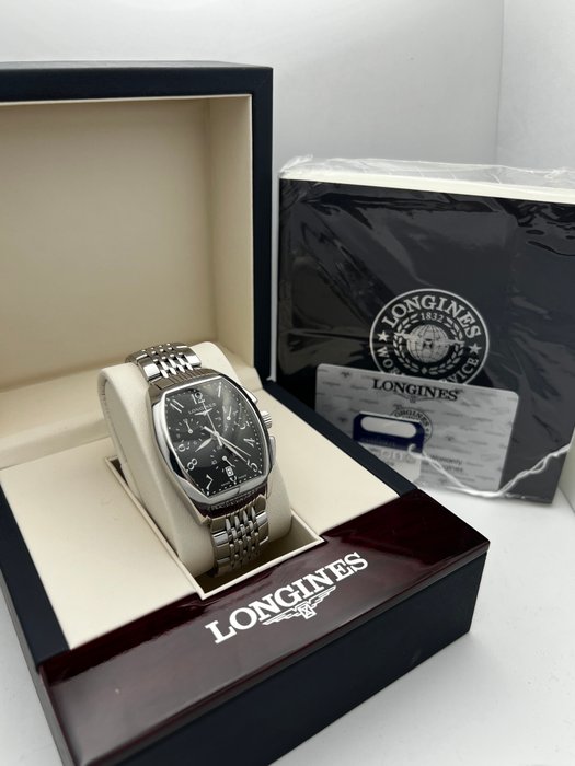 Longines - Full Set Evidenza Chronograph - L2.656.4 - Mænd - 2000-2010