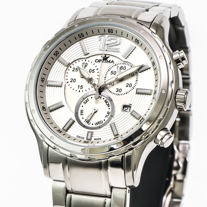 Optima - Chronograph watch - OSC362-SS-1 - Ingen mindstepris - Mænd - 2011-nu