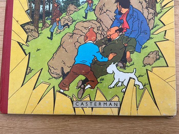 Tintin T18 - L’ Affaire Tournesol (B20) - C - 1 Album - Første belgiske udgave - 1956