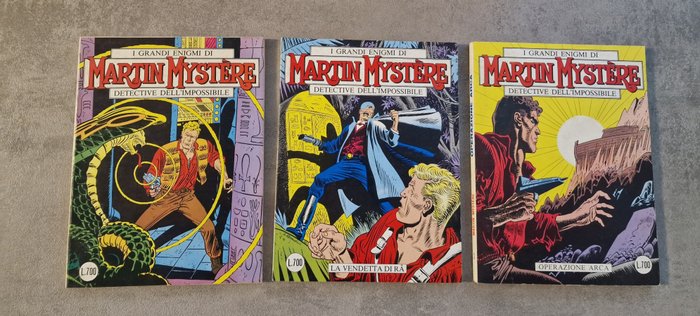 Martin Mystère nn. 1/50 + 3 speciali - sequenza completa - 53 Comic - Første udgave - 1992