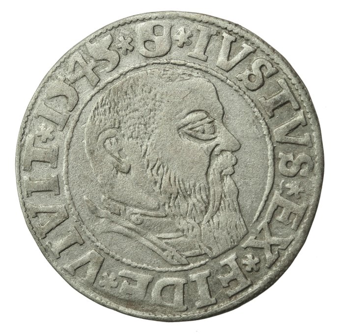 Hertugdømmet Preussen. Albrecht Hohenzollern (1525–1568). Groschen 1543  (Ingen mindstepris)