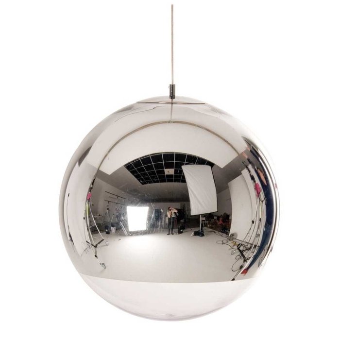 Tom Dixon - Hængende lampe - Spejlkugle - polycarbonat, metal