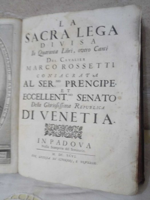 Marco Rossetti - La Sacra Lega - 1696