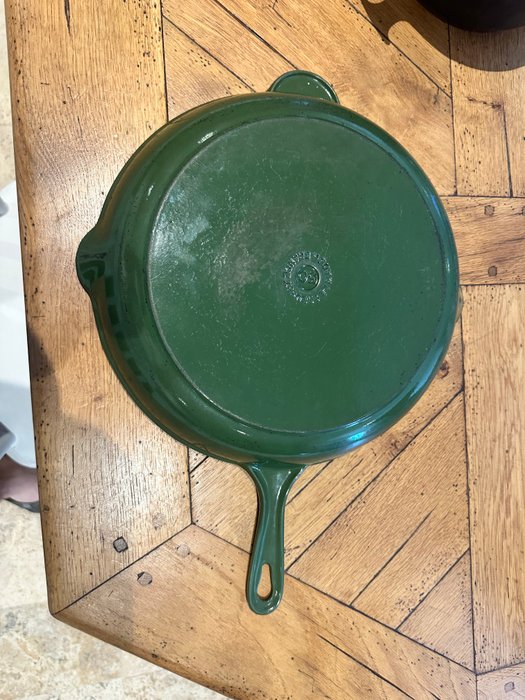 Le Creuset - Pande -  rund stegepande - Støbejern - Grillpande