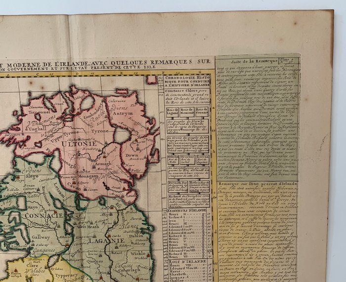 Irland - Irland; H. Chatelain - Carte ancienne et moderne de l'Irlande; avec quelques remarques sur son gouvernement et sur l'etat - 1701-1720