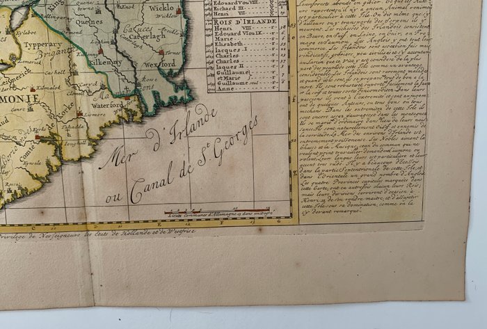 Irland - Irland; H. Chatelain - Carte ancienne et moderne de l'Irlande; avec quelques remarques sur son gouvernement et sur l'etat - 1701-1720