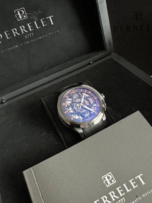 Perrelet - Skeleton chronograph Rattrapante - A1045 - Mænd - 2011-nu