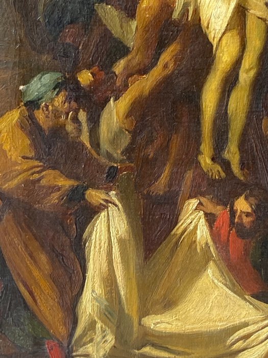 Euroopean school (XIX), afterJean Baptiste Jouvenet - Descendimiento de la cruz