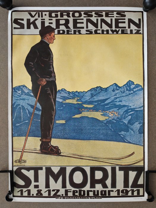 Unknown - "Ski: Rennen" St.Moritz - 1970‹erne