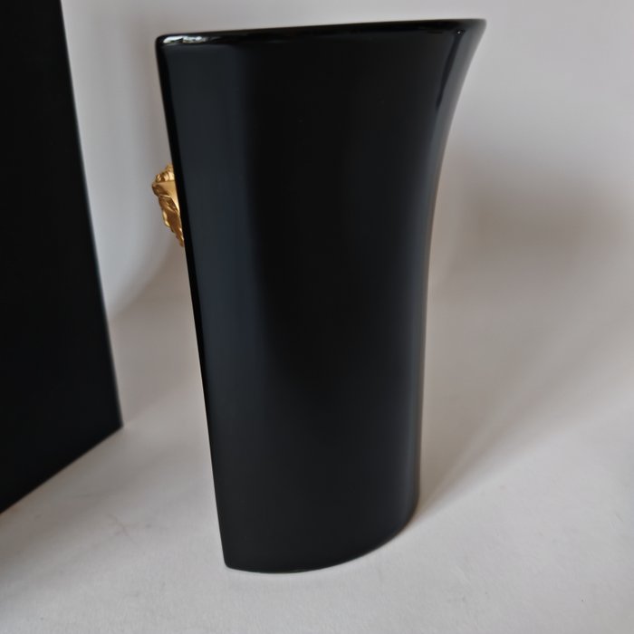 Versace x Rosenthal - Vase -  Medusa Madness -Noir  - Keramik