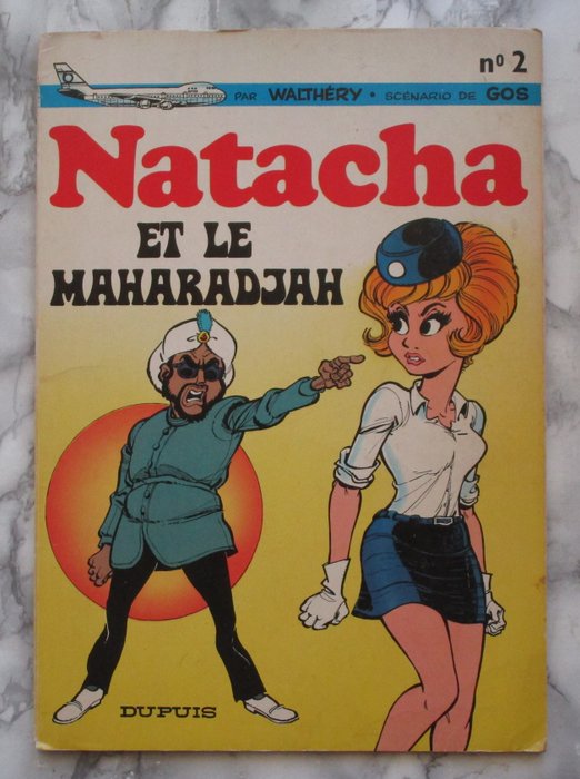 Natacha T1 + T7 + T16 - 2x B + C - 3 Album - Første udgave - 1972/1994