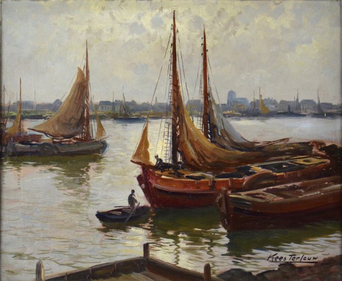 Kees Terlouw (1890-1948) - Vue de Port