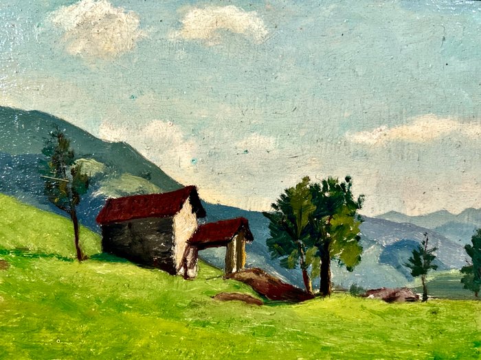 Ottorino Garosio (1904-1980) - Paesaggio - NO RESERVE