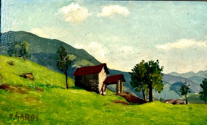 Ottorino Garosio (1904-1980) - Paesaggio - NO RESERVE