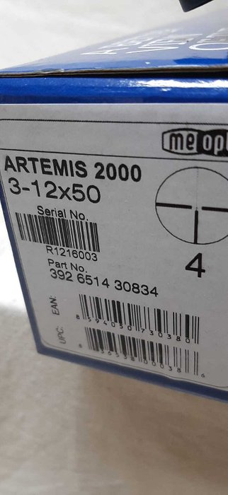 Riffelsigte - visor meopta artemis 2000 3-12x50 - 2020+ - Meopta