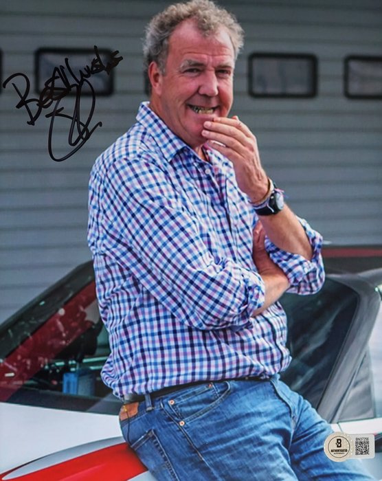 Top Gear - Jeremy Clarkson - Autograph, Photo With Beckett COA