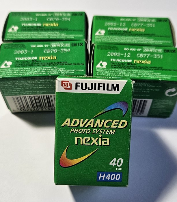 Fuji Nexia 5 pièces 3x40exp et 2x 25 exp Ubrugt film