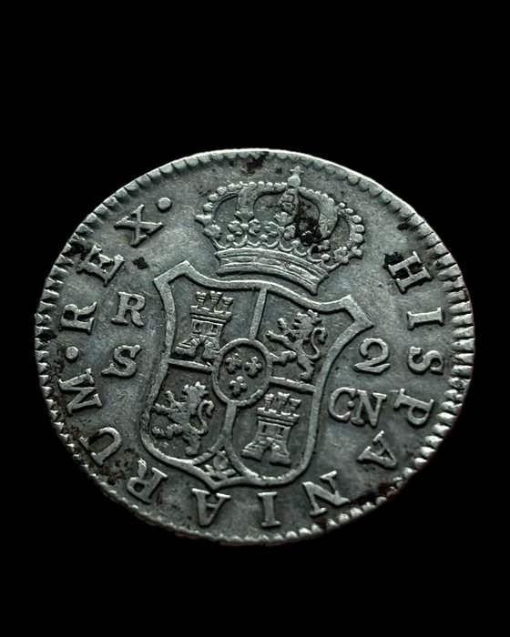 Spanien Carlos IV (1788-1808) 2 Reales 1806 Sevilla CN  (Ingen mindstepris)