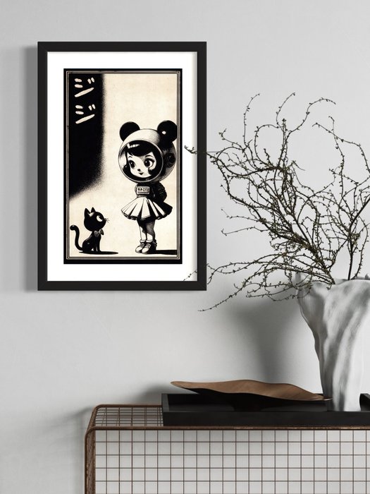 Æ (XX-XXI) - “Minnie  Jiji. Together in the Stars”, (2024) - Signed, numbered  CoA