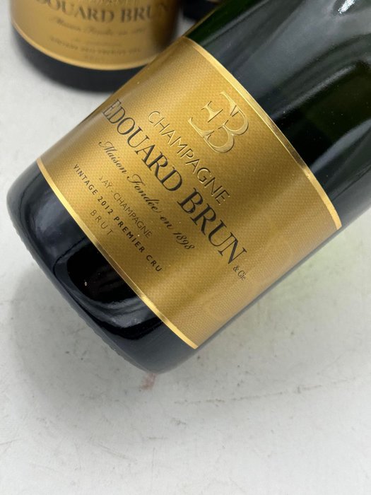 2012 Edouard Brun, Premier Cru - Champagne Brut - 6 Flasker (0,75 L)