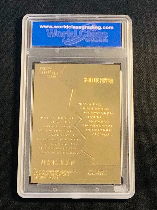 1996/97 - Fleer - 23KT Gold - Michael Jordan / Scottie Pippen - Limited Edition - 1 Graded card - WCG 10