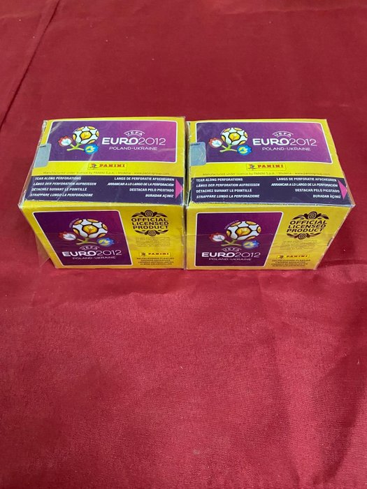 Panini 2 Sealed Boxes Euro 2012 da 50 bustine - Euro 2012 Box