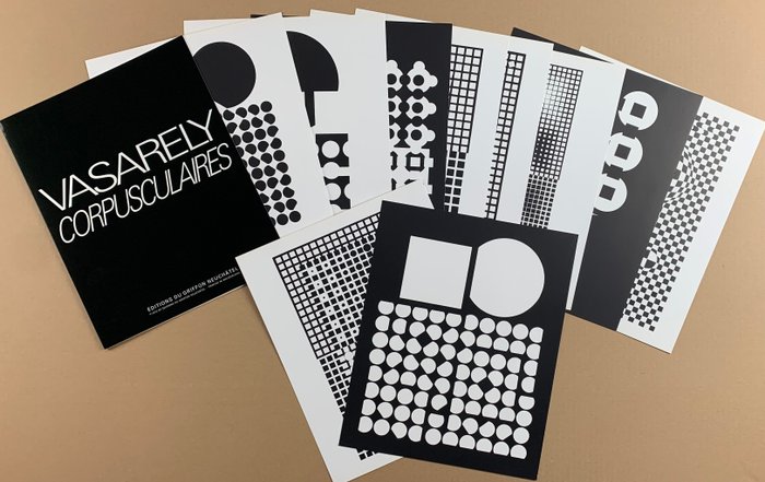 Victor Vasarely (1906-1997) after - Portfolio Corpusculaires (Set of 10 Prints) 1973