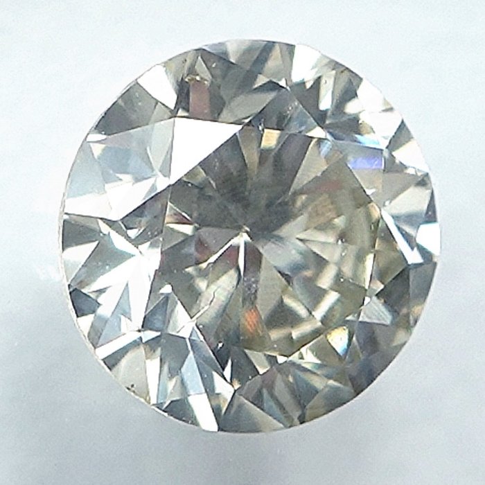 1 pcs Diamant  (Naturfarvet)  - 0.62 ct - Light Grålig Gul - SI1 - International Gemological Institute (IGI)