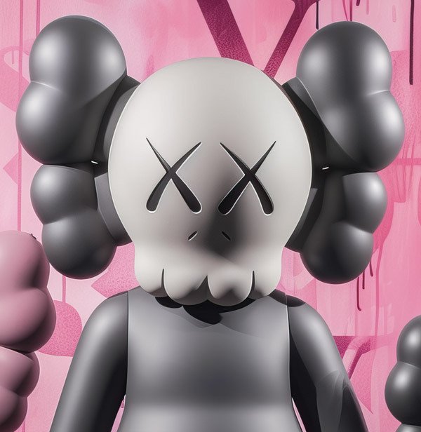 Artxlife - Pink Vuitton Kaws Family [XL]