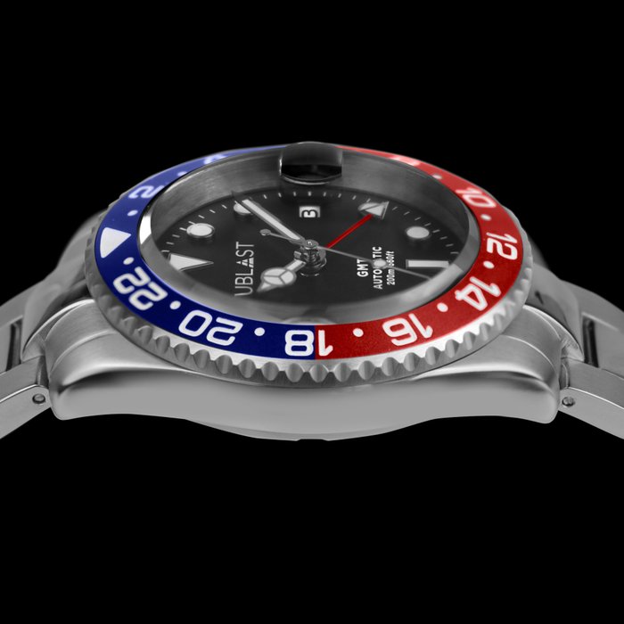 Ublast - Automatic GMT - Diver 200M - UBDGM40BKR - Mænd - Ny