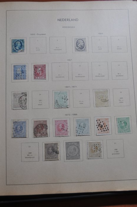 Holland  - Samling 1852/2001 i 2 album og mere