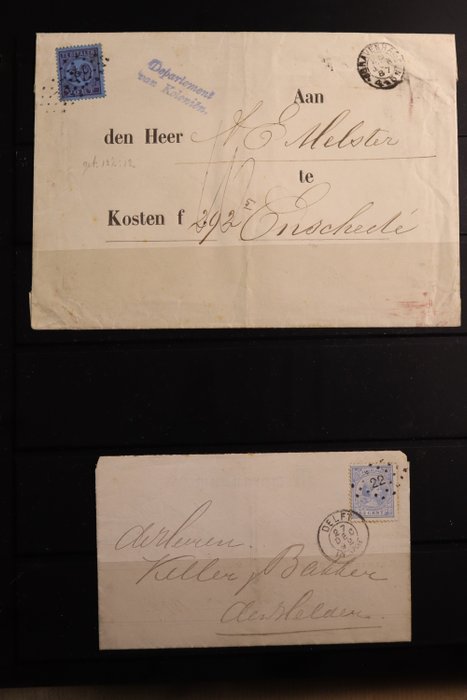 Holland 1817/1953 - Afhentning af breve og postforsendelser, præfilatelibreve osv. - Gratis fragt inden for Holland