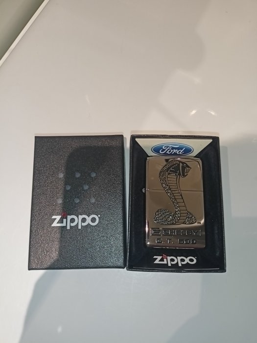 Zippo, Ford Mustang Shelby G.T. 500 - Lighter - Stål