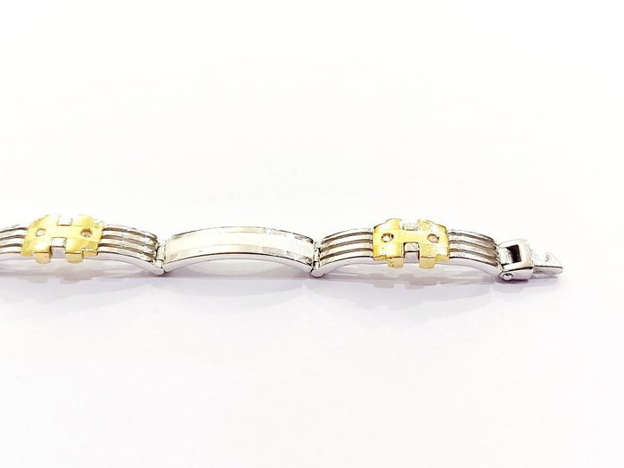 Armbånd - 18 kraat Gulguld, Hvidguld -  0.25ct. tw. Diamant (Natur)