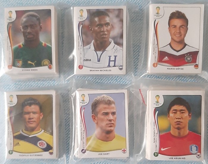 Panini - World Cup Brasilien 2014 - Tomt album + komplet løst klistermærkesæt